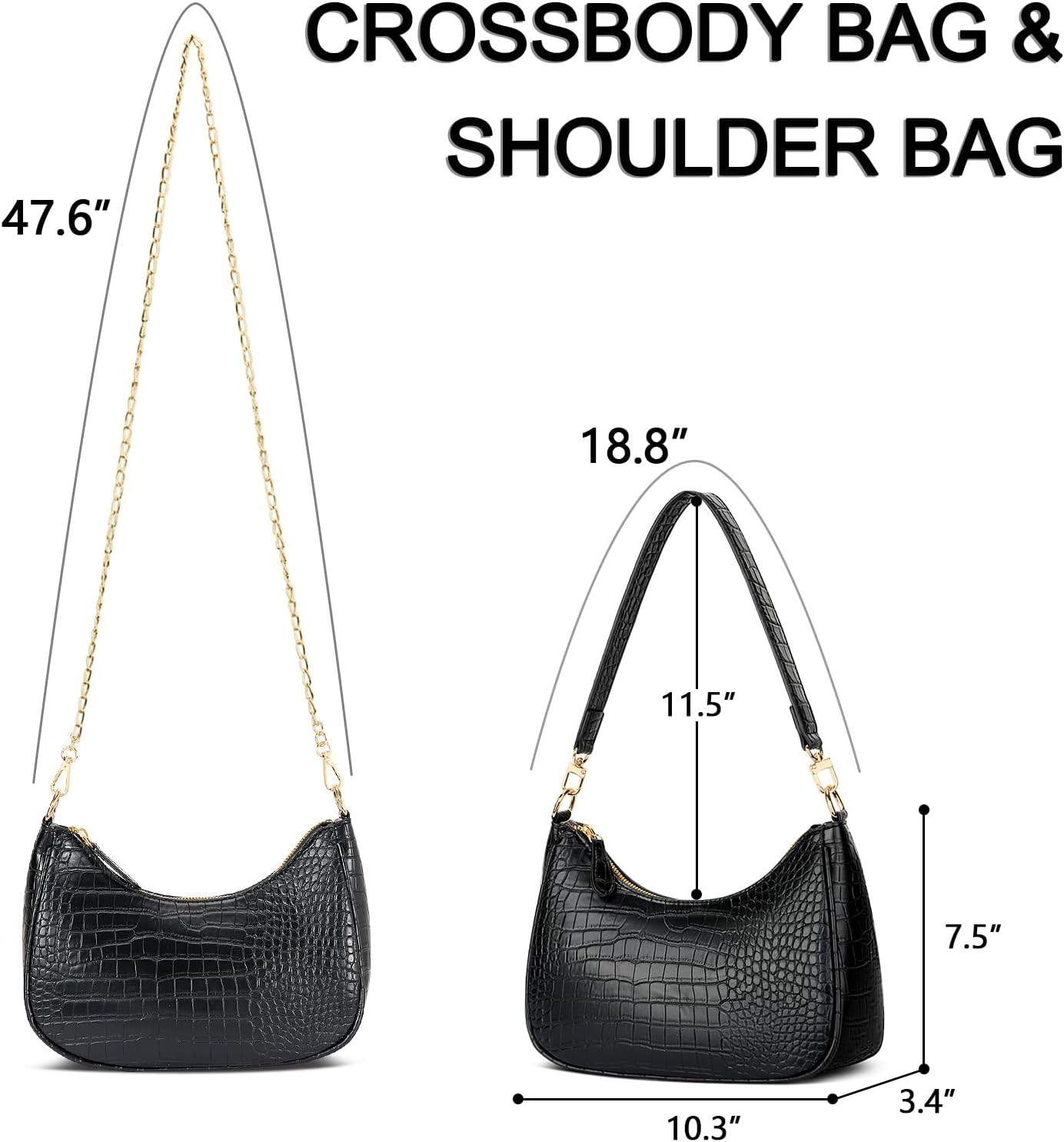 Retro Underarm Hobo Purse