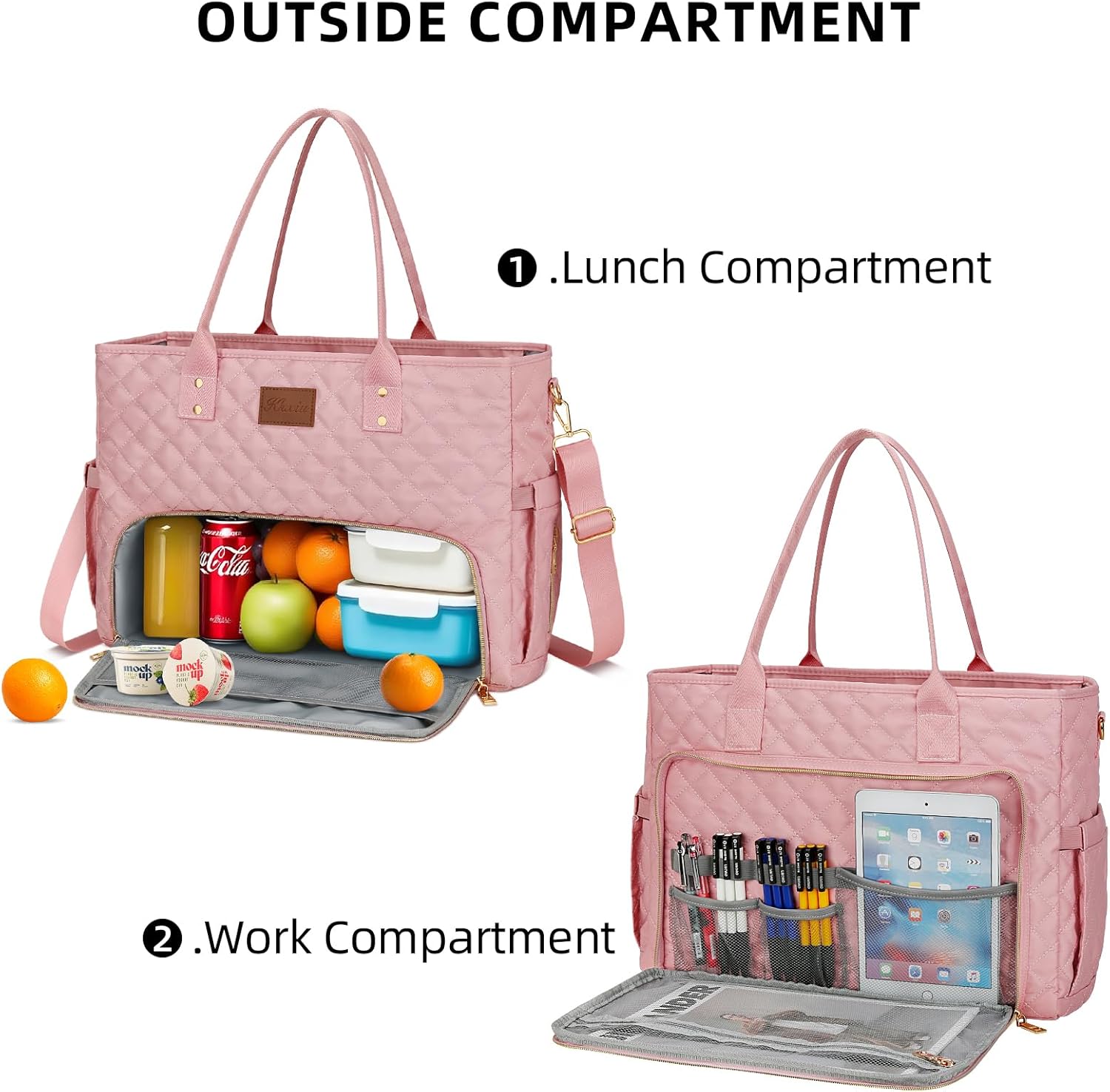 Laptop Tote with Lunch Pocket