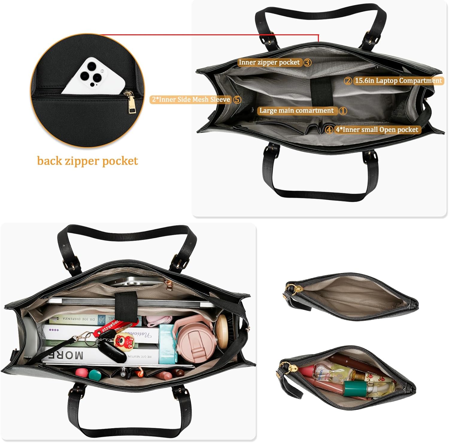 Laptop & Lunch Work Tote Bag