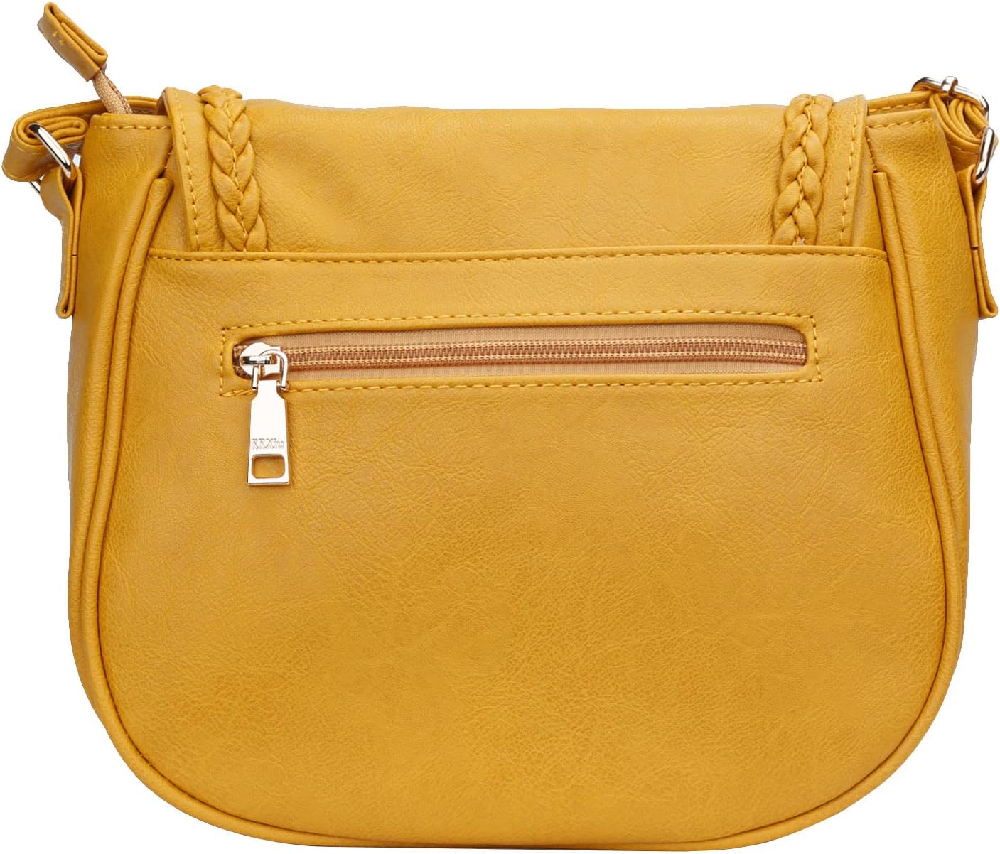 Tassel Flap Saddle Crossbody Bag