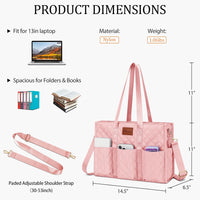 Large Water-Resistant Tote Bag