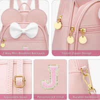 Girls Initial Mini Backpack