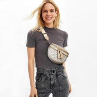 Trendy Leather Sling Crossbody Bag