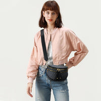 Trendy Leather Sling Crossbody Bag