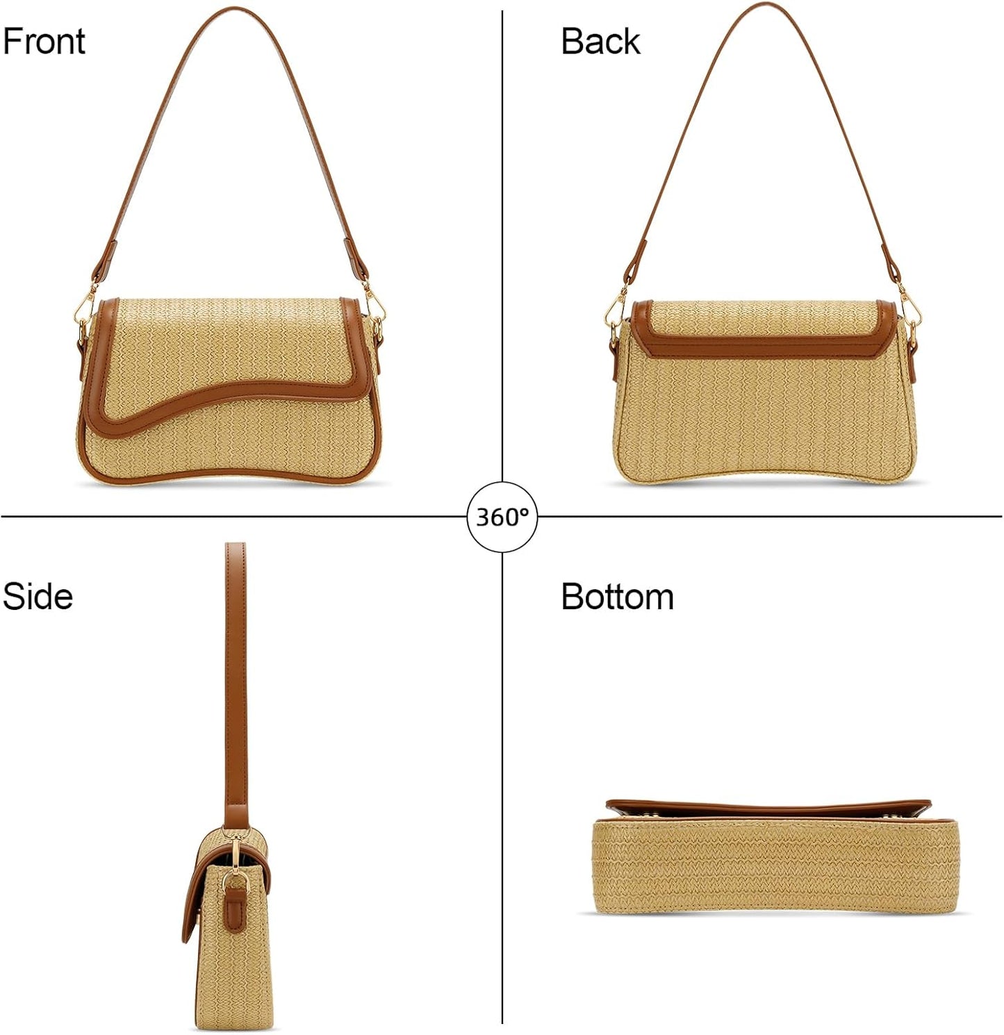 Small Retro Hobo Shoulder Purse