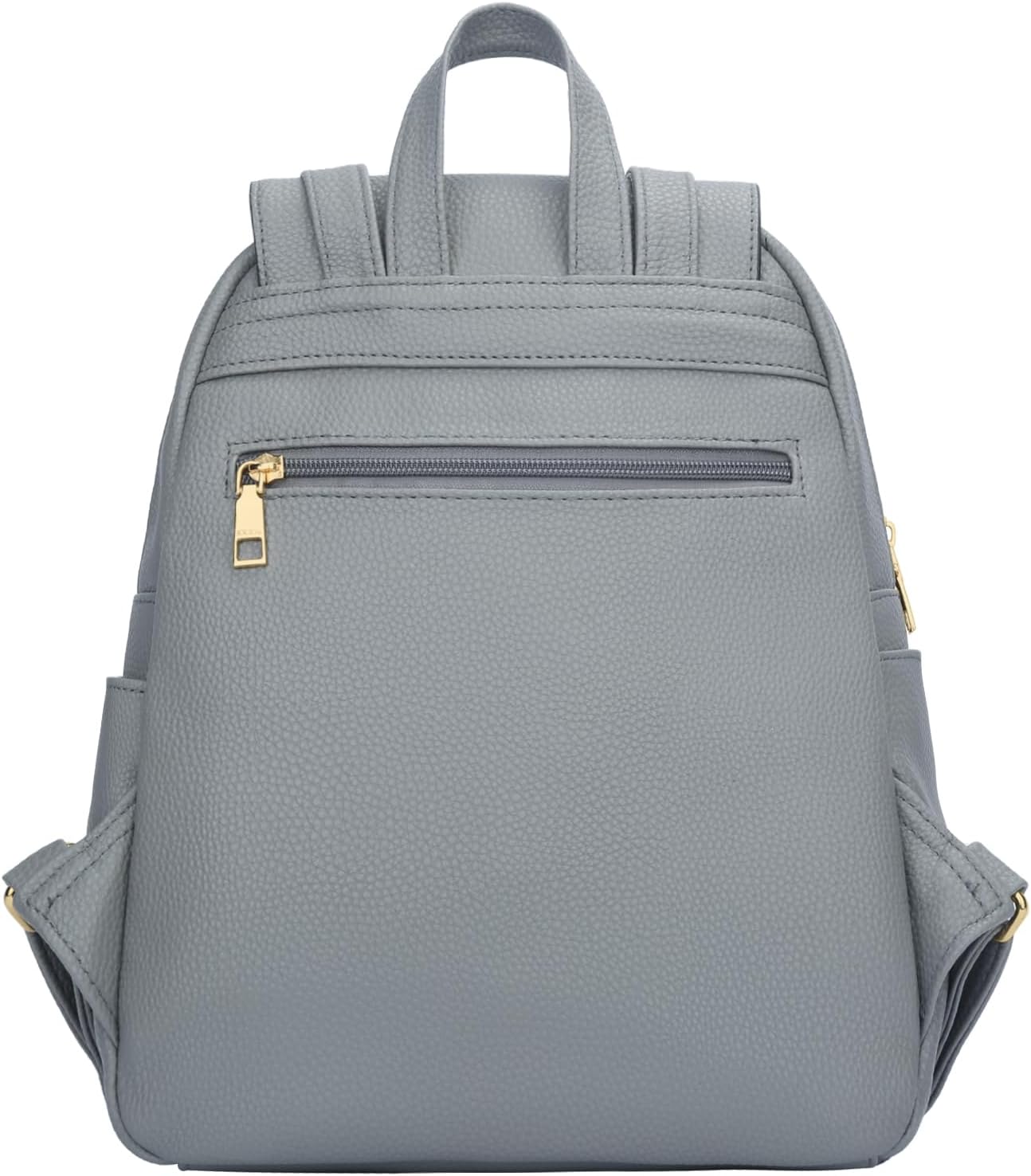 Quilted Leather Backpack Purse