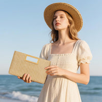 Vegan Leather Formal Clutch Purse