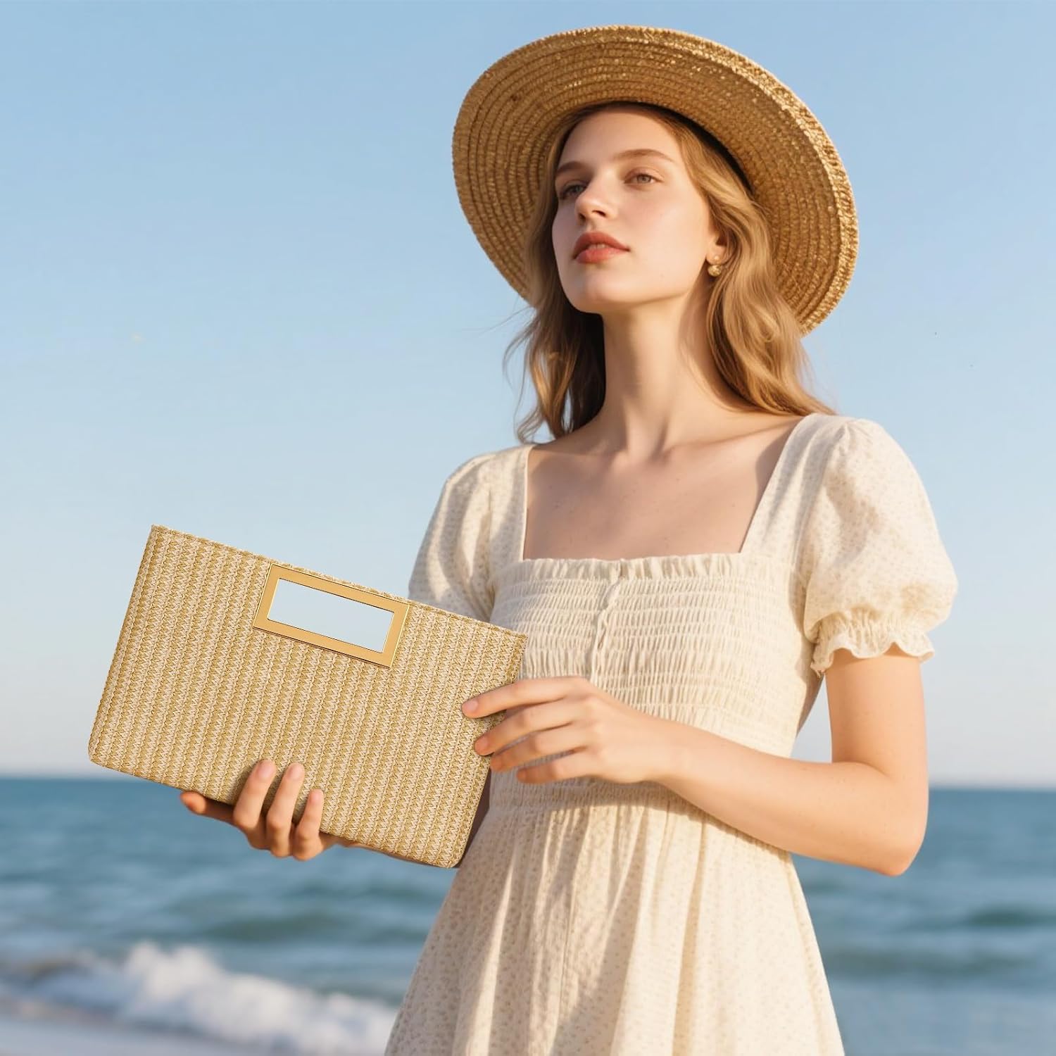 Vegan Leather Formal Clutch Purse