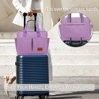 Large Canvas Tote Crossbody Bag