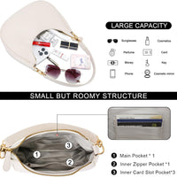 Small Crescent Shoulder Purse