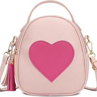 Girls Heart Crossbody Bag (Small)