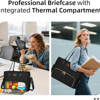 Laptop Tote with Lunch Pocket