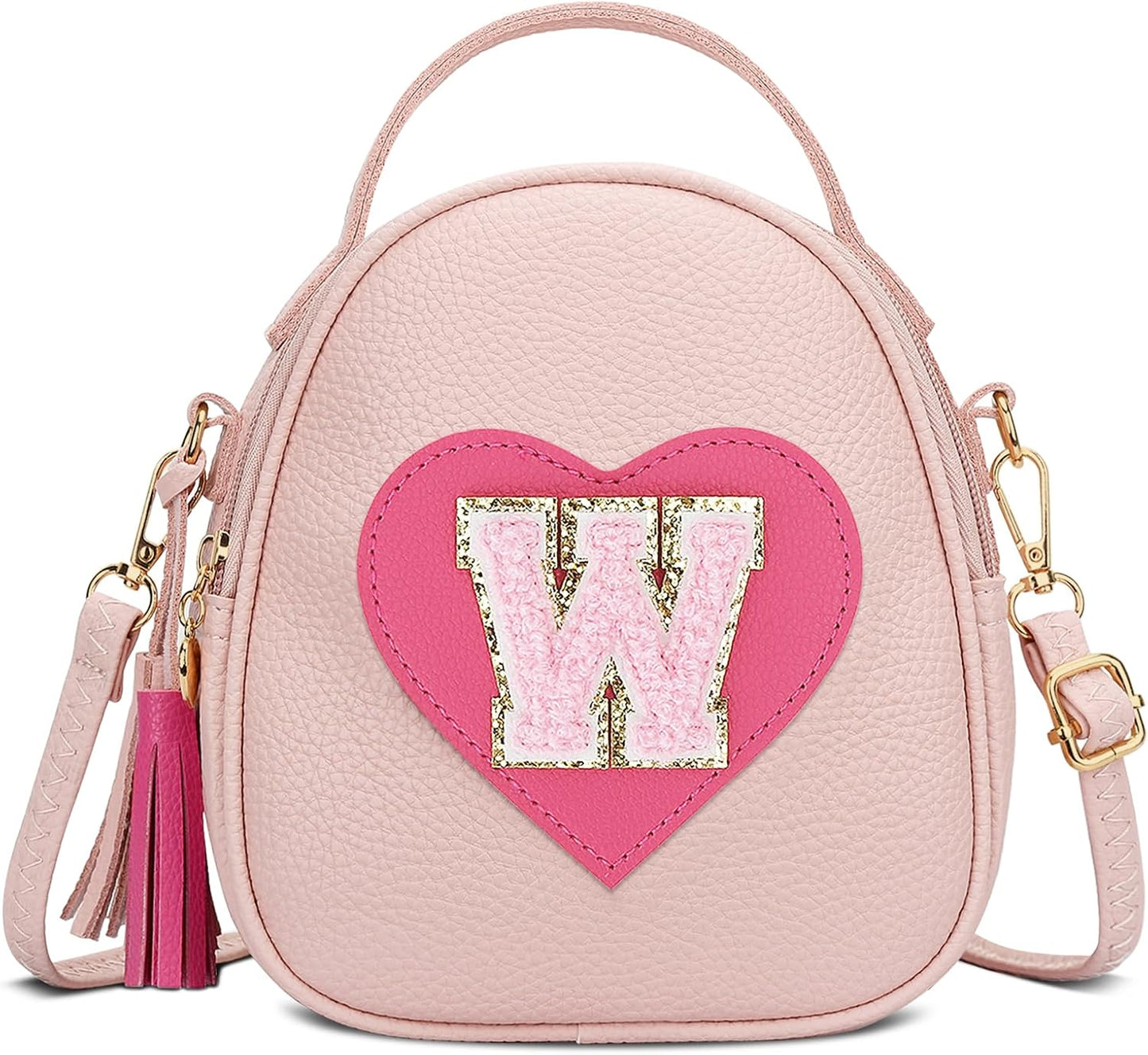 Girls Heart Crossbody Bag (Small)