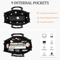 Large Water-Resistant Tote Bag