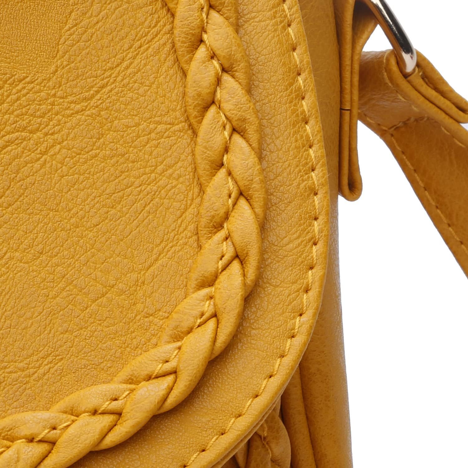 Tassel Flap Saddle Crossbody Bag
