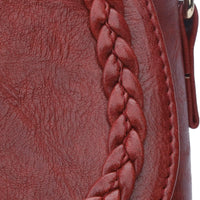Tassel Flap Saddle Crossbody Bag