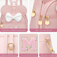 Girls Initial Mini Backpack