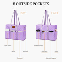 Large Water-Resistant Tote Bag