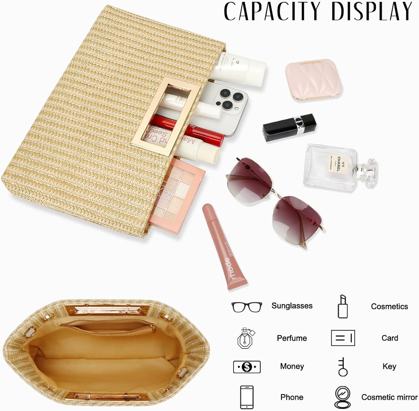 Vegan Leather Formal Clutch Purse