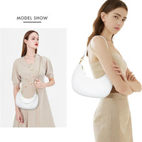 Small Crescent Shoulder Purse