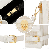 Straw Beach Shoulder & Clutch Bag