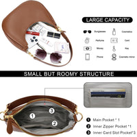 Small Crescent Shoulder Purse