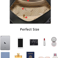 Quilted Mini Backpack Purse (White)