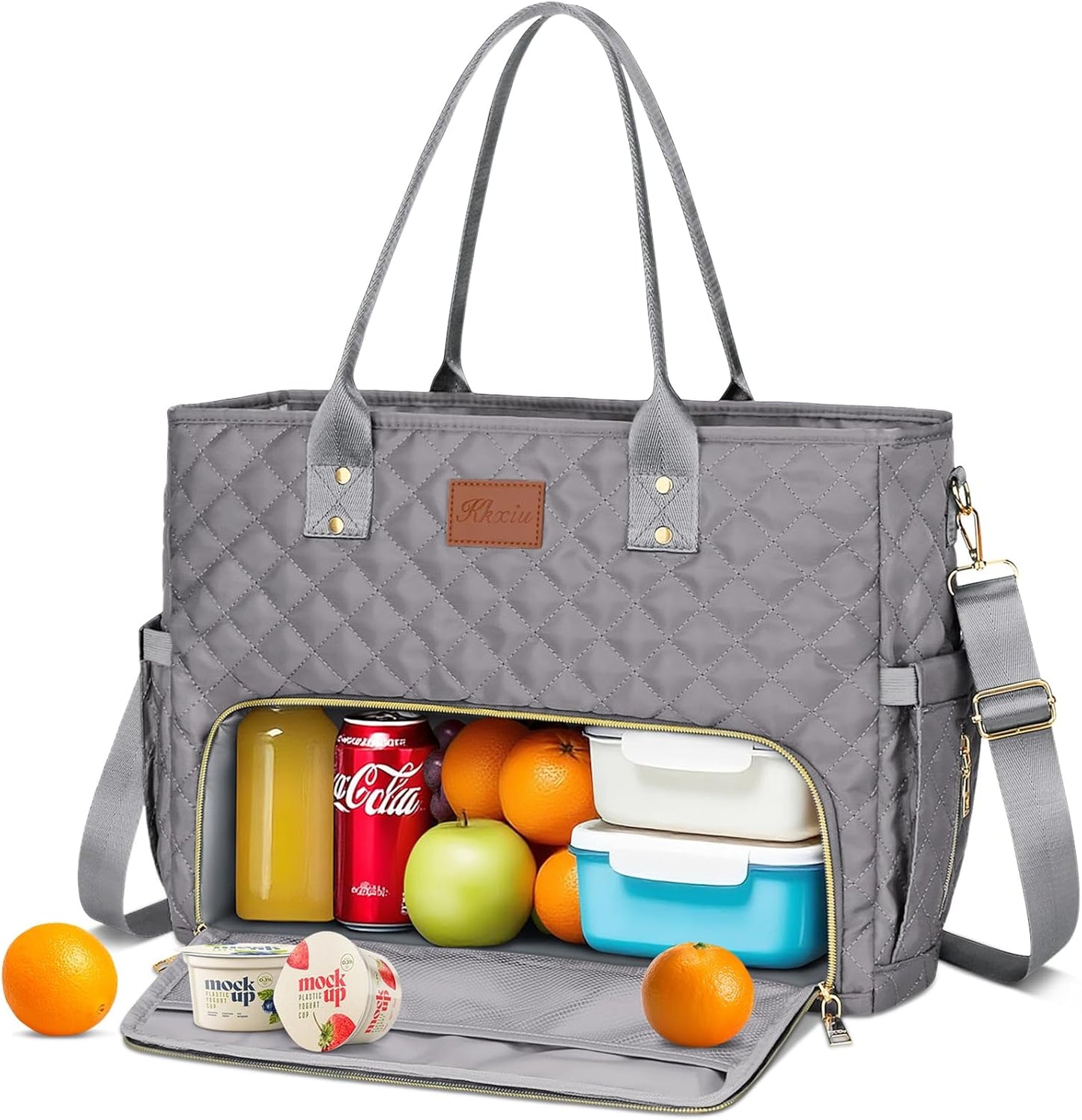 Laptop Tote with Lunch Pocket