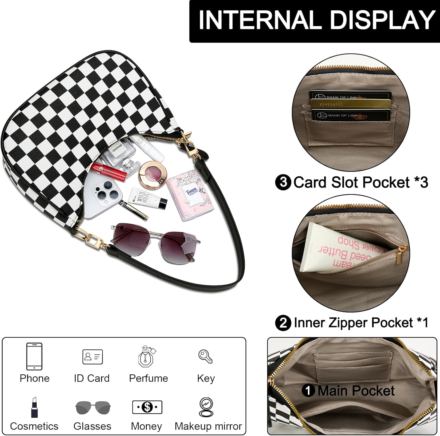 Retro Underarm Hobo Purse