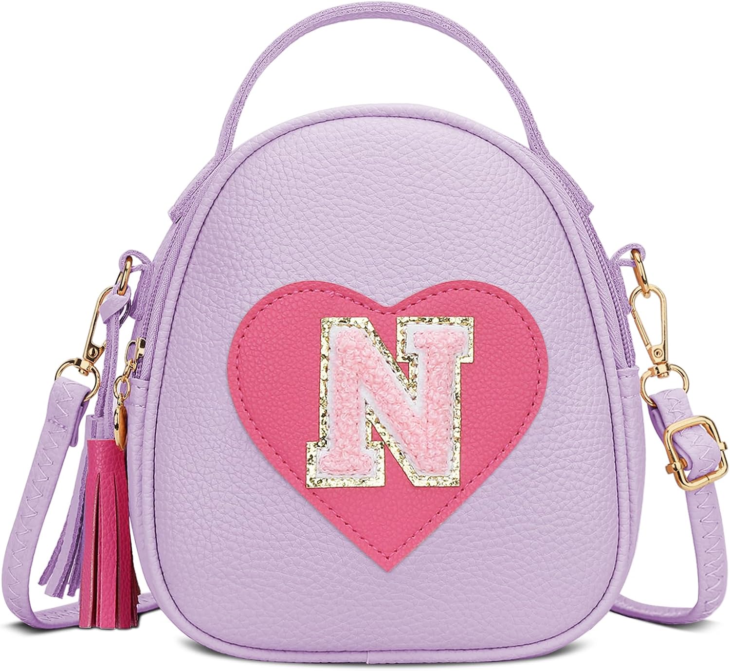 Girls Heart Crossbody Bag (Small)