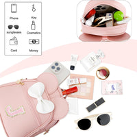 Girls Initial Mini Backpack