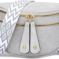 Trendy Leather Sling Crossbody Bag