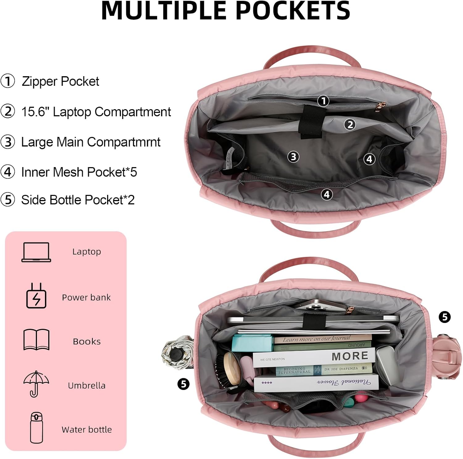 Laptop Tote with Lunch Pocket