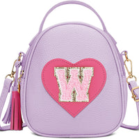 Girls Heart Crossbody Bag (Small)
