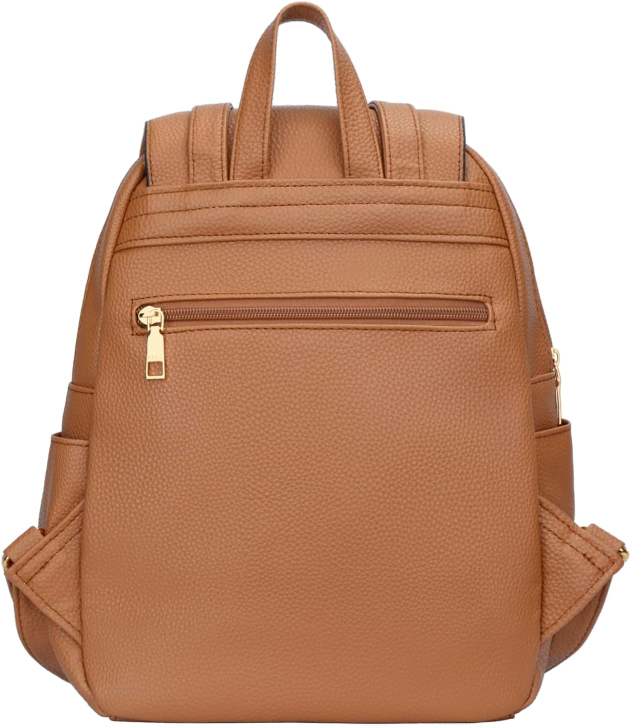 Quilted Leather Backpack Purse