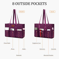 Large Water-Resistant Tote Bag