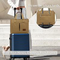 Large Canvas Tote Crossbody Bag