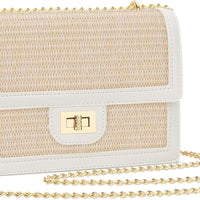 Women’s Straw Crossbody Bag