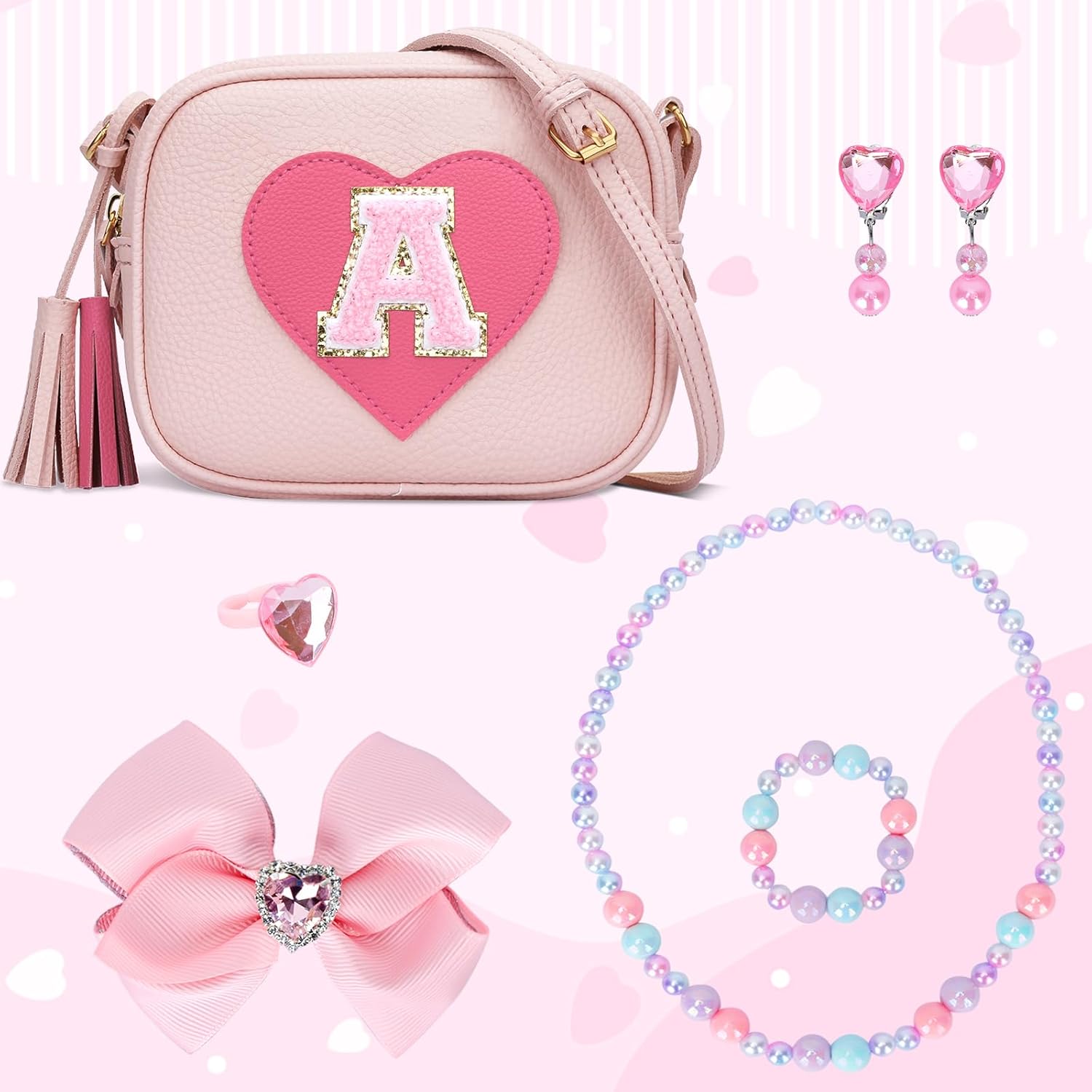 Girls Dress Up Purse & Jewelry Set