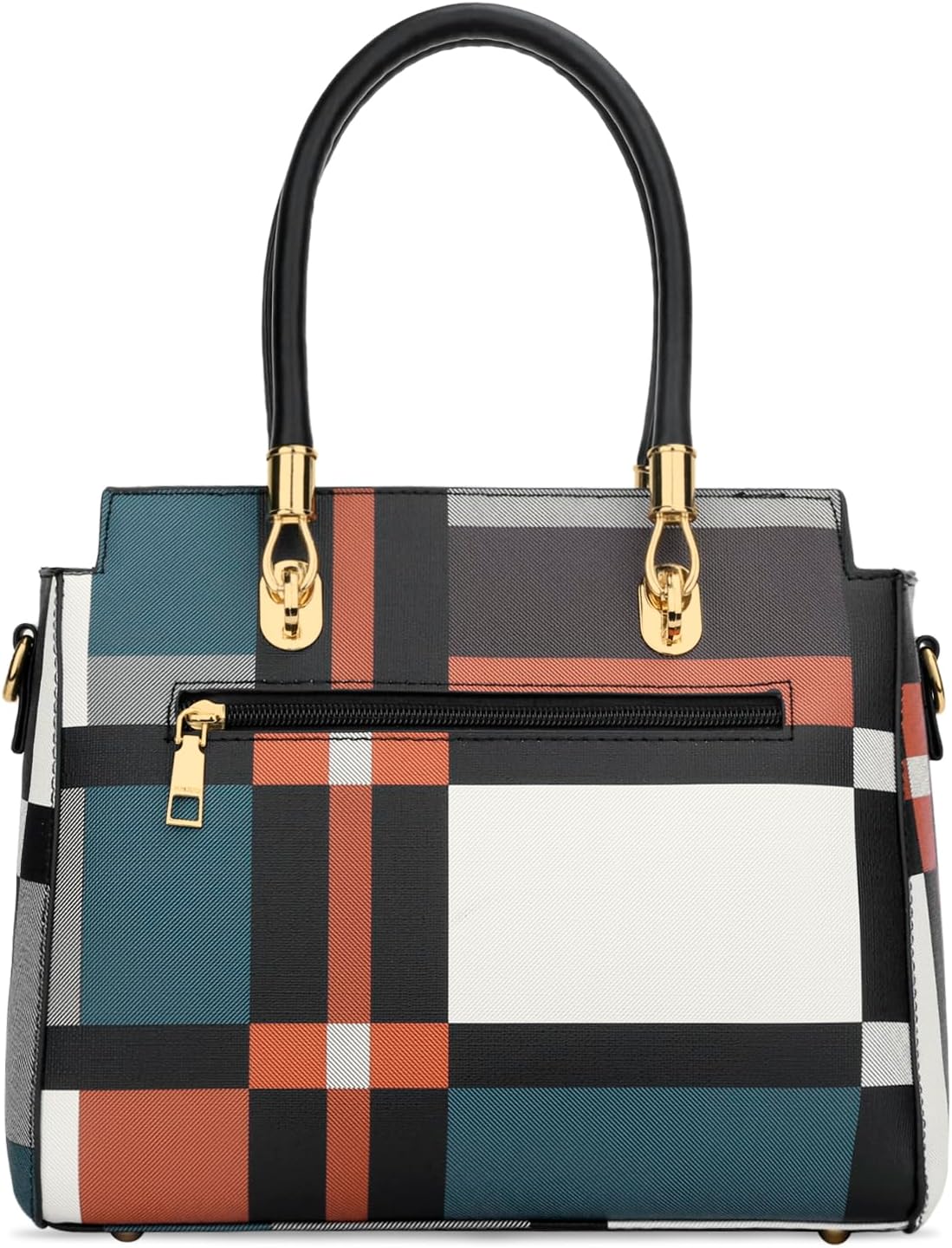 Vegan Leather Satchel Handbag