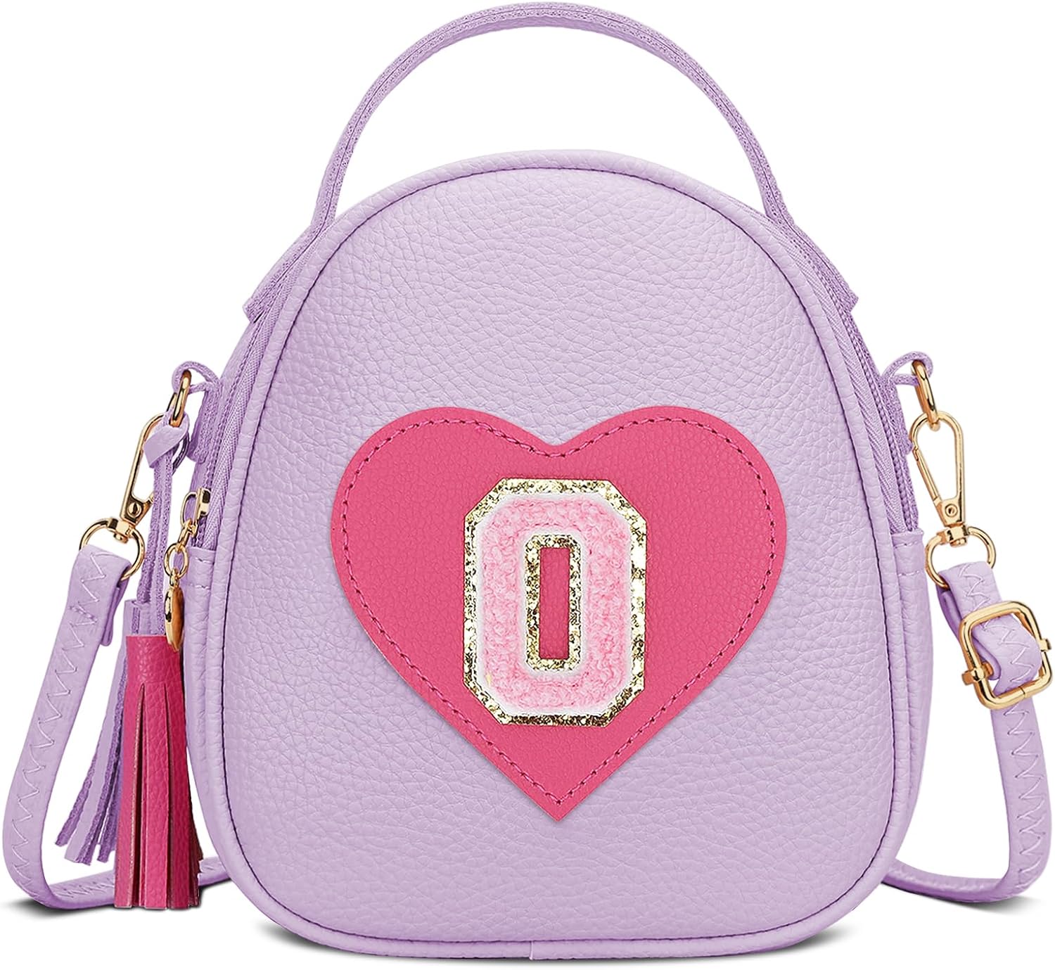 Girls Heart Crossbody Bag (Small)