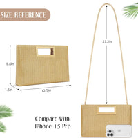 Vegan Leather Formal Clutch Purse