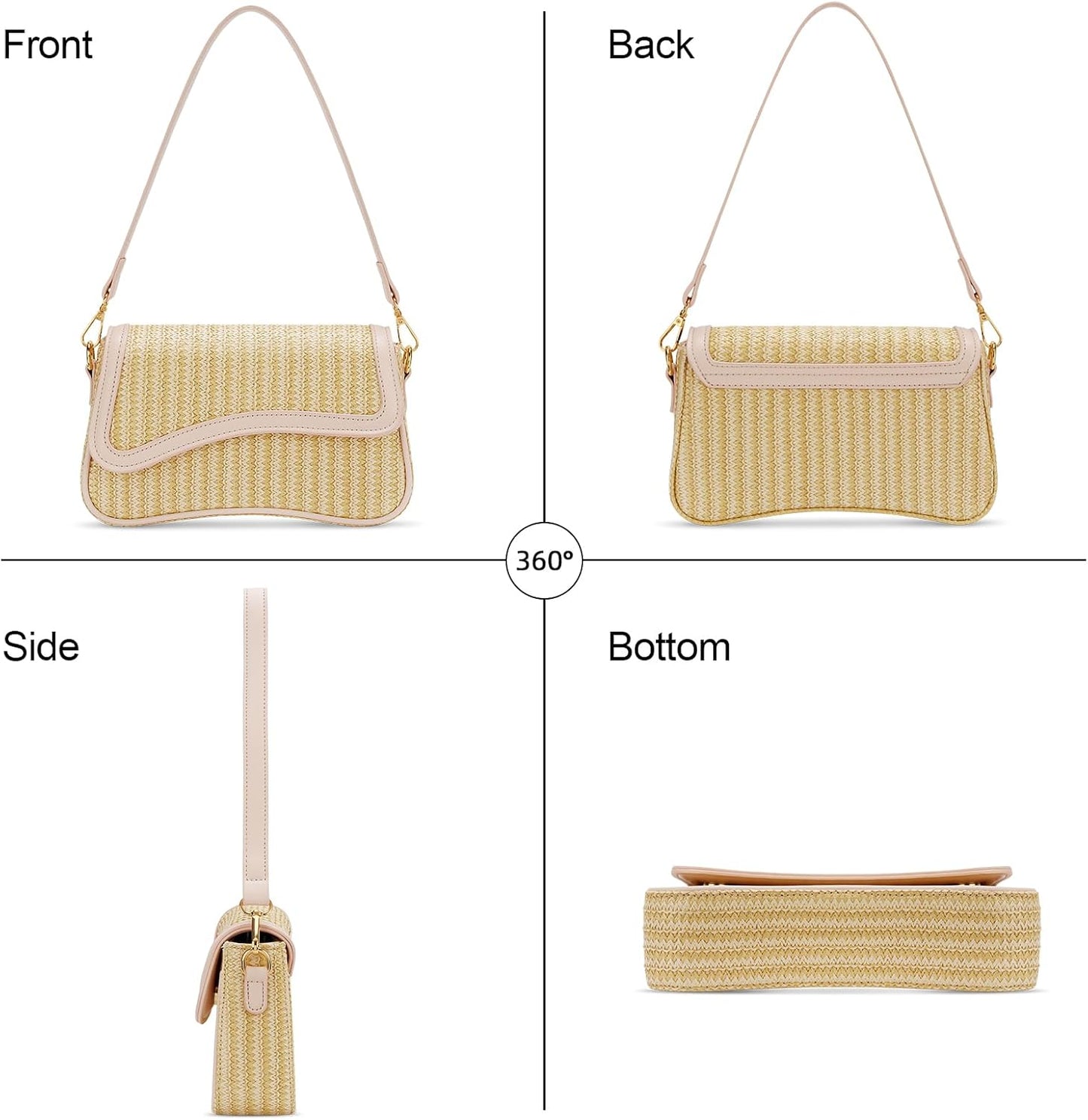 Small Retro Hobo Shoulder Purse