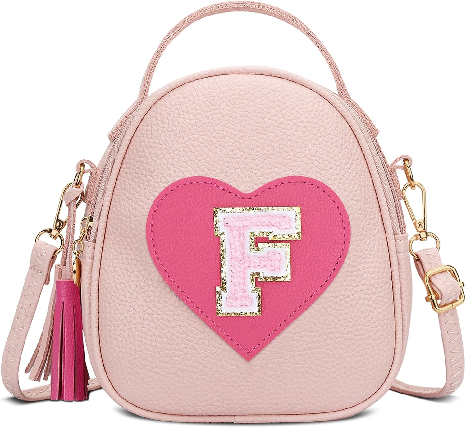 Girls Heart Crossbody Bag (Small)