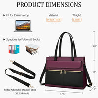 2-in-1 Laptop Lunch Tote Bag