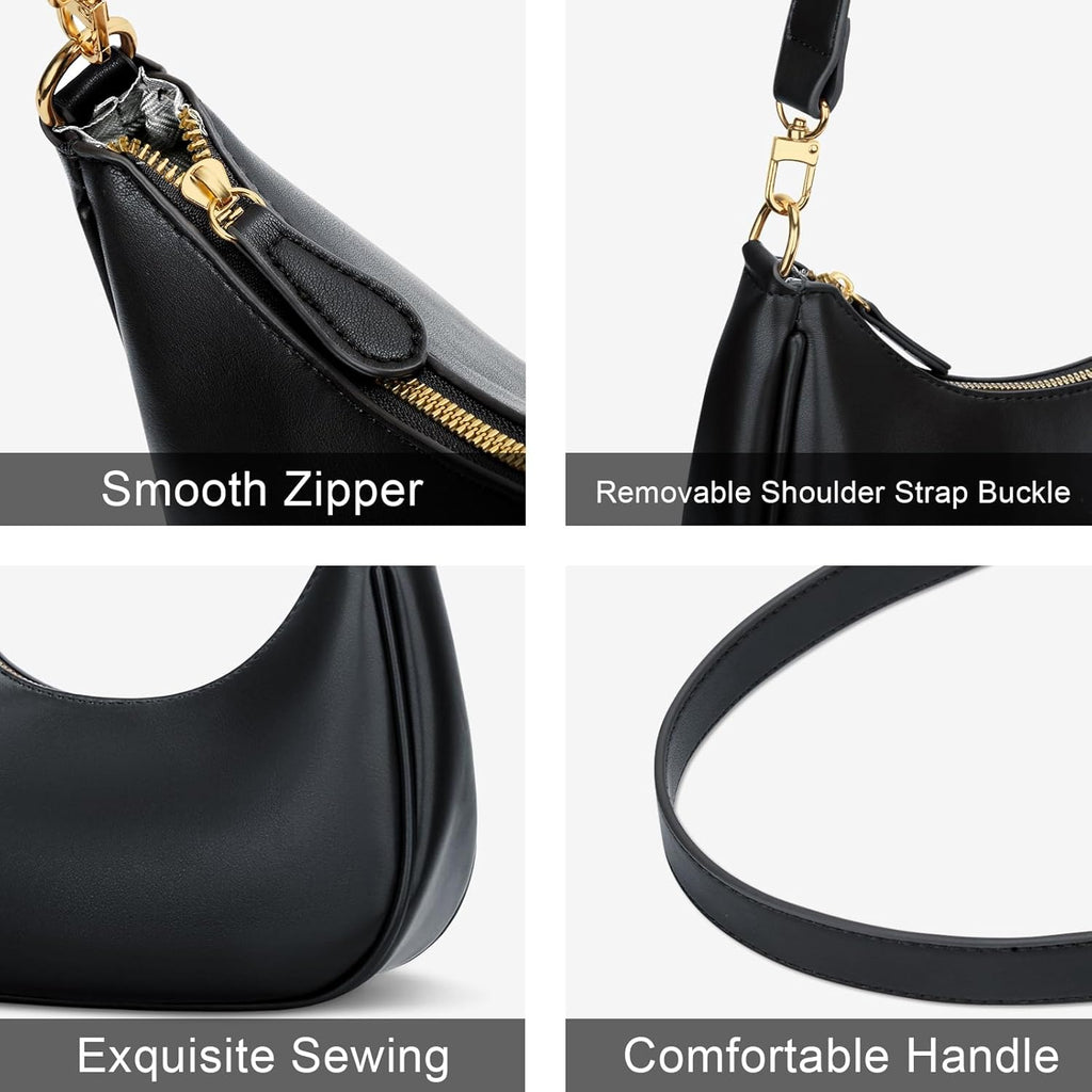 Small Crescent Shoulder Purse