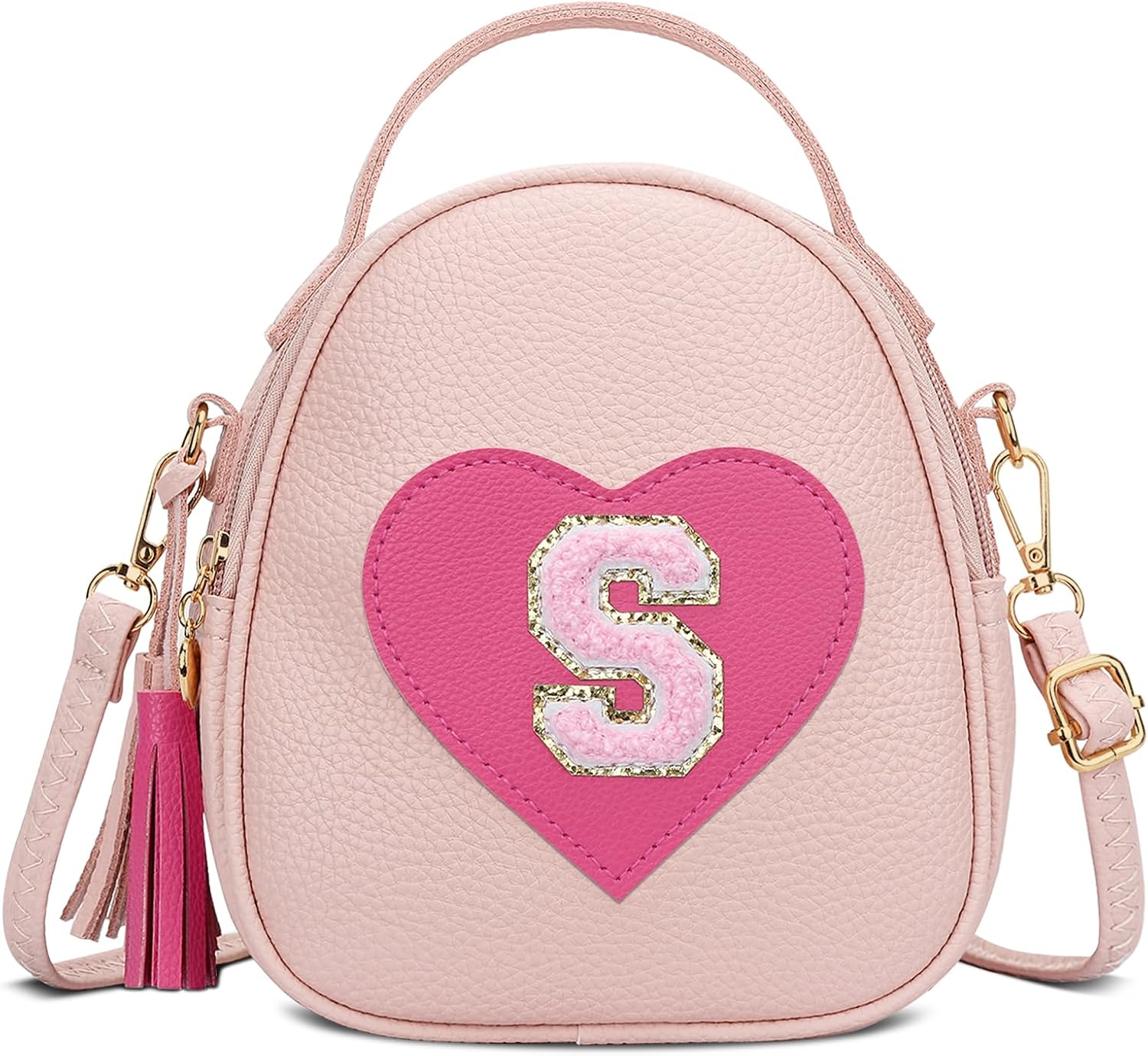 Girls Heart Crossbody Bag (Small)