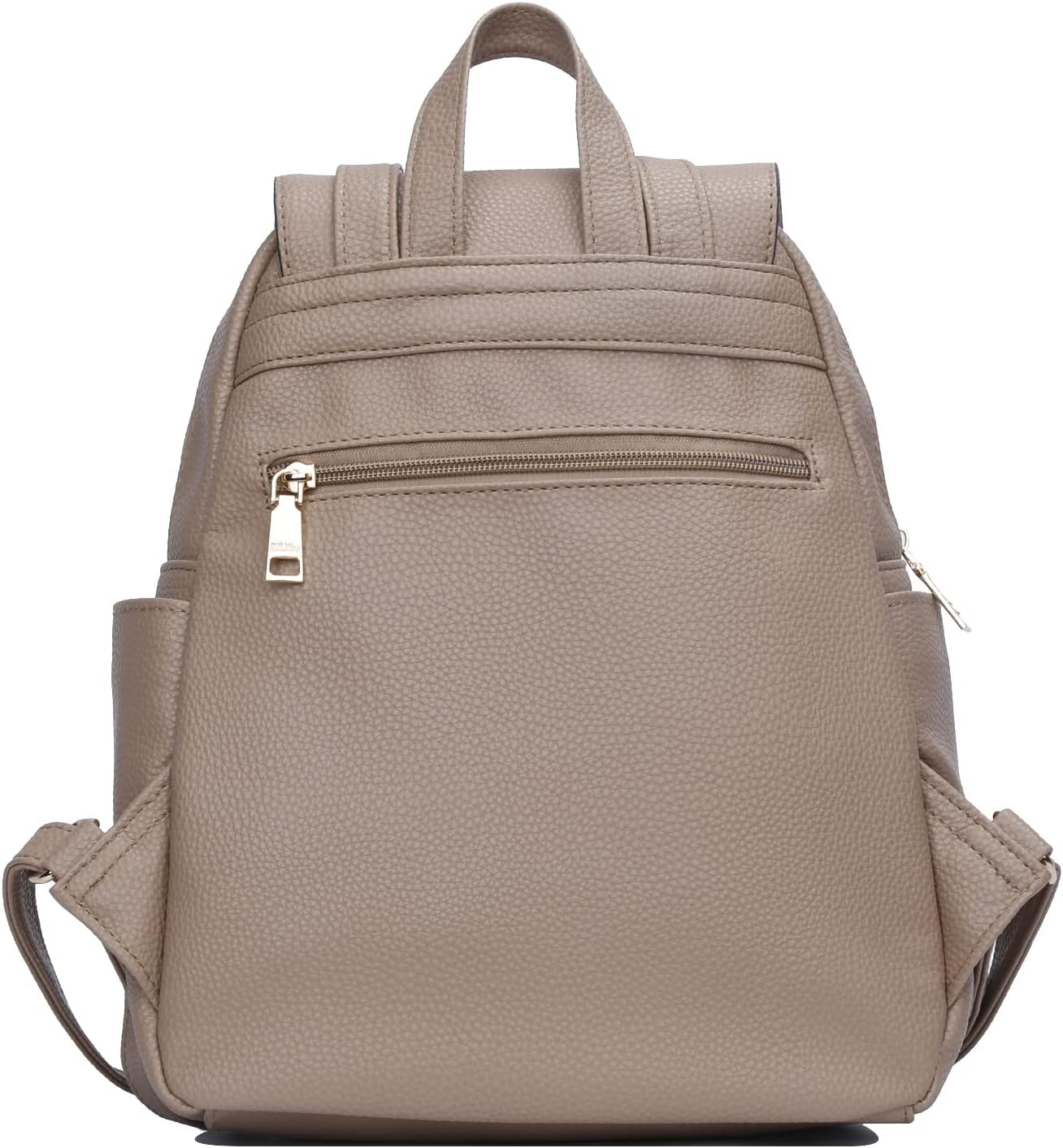 Quilted Leather Backpack Purse