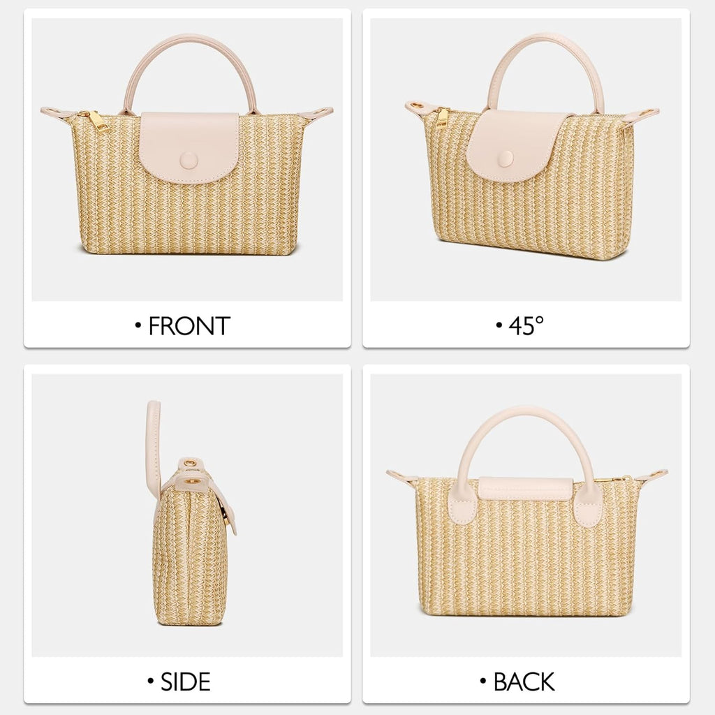 Mini Straw Woven Crossbody Bag