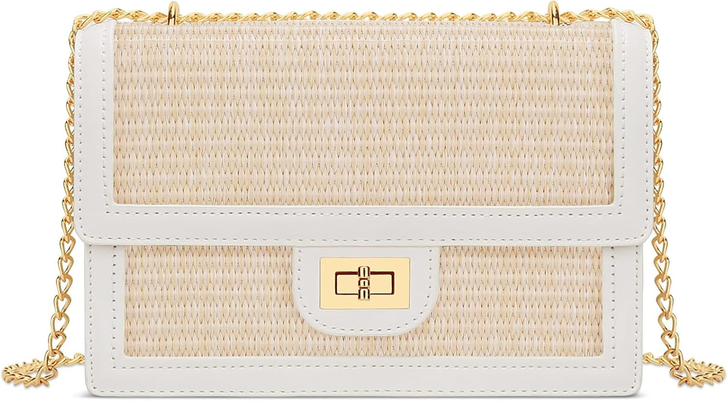 Women’s Straw Crossbody Bag